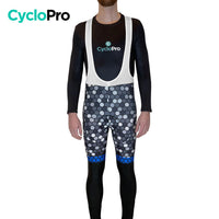 COLLANT CYCLISTE BLEU ATMOSPHÈRE+ - HIVER collant thermique homme GT-Cycle Outdoor Store XS Avec Bretelles 