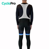 COLLANT CYCLISTE BLEU ÉVASION+ - AUTOMNE - HOMME cuissard long homme GT-Cycle Outdoor Store 