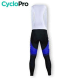 COLLANT CYCLISTE HIVER BLEUE - ABSTRACT+ - DESTOCKAGE tenue cyclisme homme CycloPro 