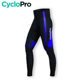 COLLANT CYCLISTE HIVER BLEUE - ABSTRACT+ - DESTOCKAGE tenue cyclisme homme CycloPro Sans XS 