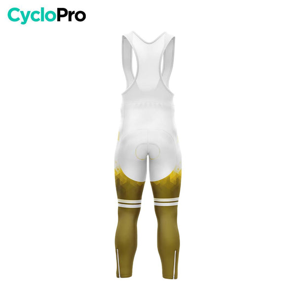COLLANT CYCLISTE HIVER HOMME JAUNE - CRISTAL+ cuissard long homme GT-Cycle Outdoor Store 