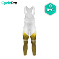 COLLANT CYCLISTE HIVER HOMME JAUNE - CRISTAL+ cuissard long homme GT-Cycle Outdoor Store XS 