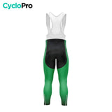 COLLANT CYCLISTE HIVER HOMME / VERT - COCCINELLE+ cuissard long homme GT-Cycle Outdoor Store 