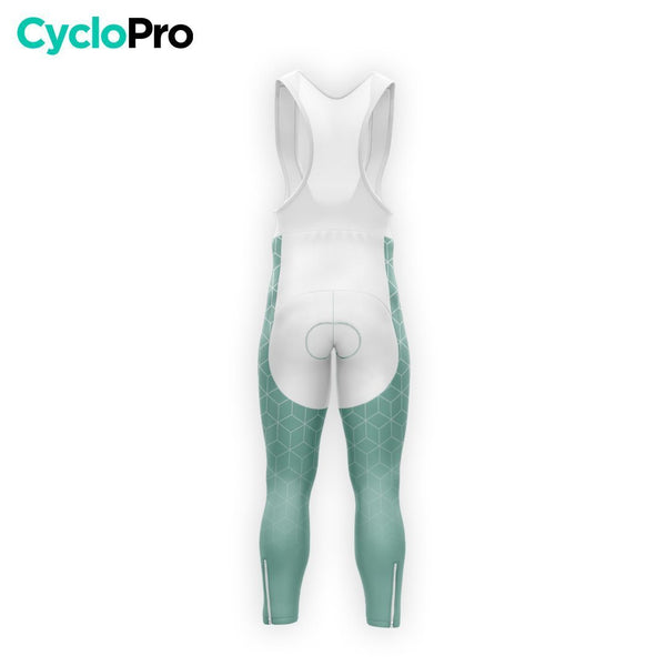 COLLANT CYCLISTE HIVER HOMME / VERT - CUBIC+ cuissard long homme GT-Cycle Outdoor Store 