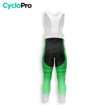 COLLANT CYCLISTE HIVER HOMME / VERT - TRACE+ - DESTOCKAGE cuissard long homme CYCLO PRO 