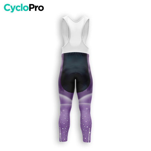 COLLANT CYCLISTE HIVER HOMME VIOLET - SNOW+ cuissard long homme GT-Cycle Outdoor Store 