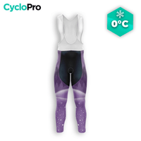 COLLANT CYCLISTE HIVER HOMME VIOLET - SNOW+ cuissard long homme GT-Cycle Outdoor Store XS 