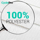 COLLANT CYCLISTE HIVER ROUGE - ABSTRACT+ tenue de cyclisme CycloPro 