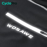 COLLANT CYCLISTE LISERE BLANC - AUTOMNE - HOMME Cuissard long pour cycliste homme CycloPro 