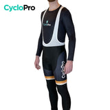 COLLANT CYCLISTE ORANGE ÉVASION+ - AUTOMNE - HOMME cuissard long homme GT-Cycle Outdoor Store 