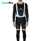 COLLANT CYCLISTE ORANGE ÉVASION+ - HIVER collant thermique homme GT-Cycle Outdoor Store XS Avec Bretelles 