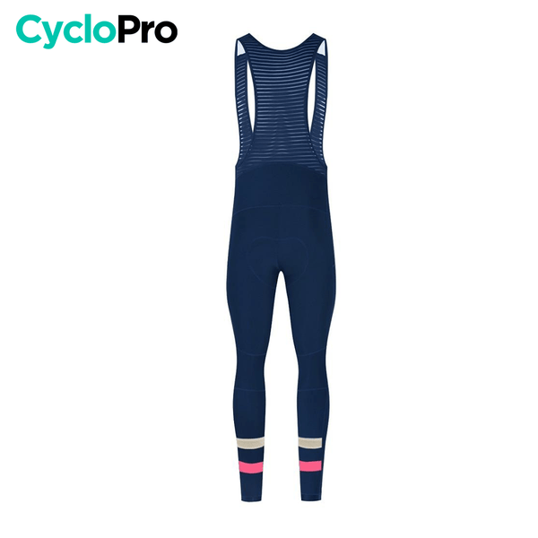 COLLANT CYCLISTE PRO FIT BLEU SKIN+ - AUTOMNE/HIVER Collant cyclisme homme CycloPro 