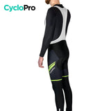 COLLANT CYCLISTE THERMIQUE VERT- HIVER - HOMME cuissard thermique GT-Cycle Outdoor Store 