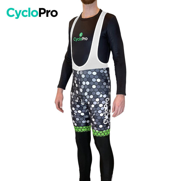 COLLANT CYCLISTE VERT ATMOSPHÈRE+ - AUTOMNE - HOMME cuissard long homme GT-Cycle Outdoor Store 