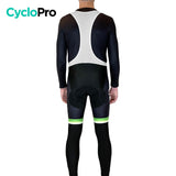 COLLANT CYCLISTE VERT ÉVASION+ - AUTOMNE - HOMME cuissard long homme GT-Cycle Outdoor Store 