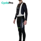 COLLANT CYCLISTE VERT LIBERTY+ - HIVER collant thermique homme GT-Cycle Outdoor Store 