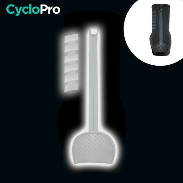 Couvre-Chaussures coupe-vent et imperméable - Pro Fit - DESTOCKAGE Couvre-chaussures hiver CycloPro 