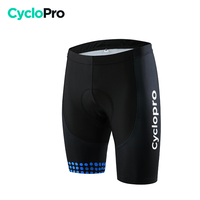 Cuissard Bleu pour VTT et Cyclisme - Liberty+ - DESTOCKAGE Cuissard court pour homme Cyclo Pro Noir et bleu Sans S
