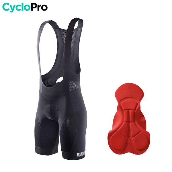 Cuissard Cyclisme Noir Pro Fit - Skin+ - CycloPro