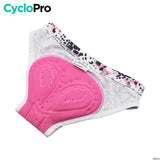 CULOTTE LEOPARD BLANCHE VTT/CYCLISME ABSOR+ - FEMME Culotte absorbe chocs I*Love*Cycling Store 