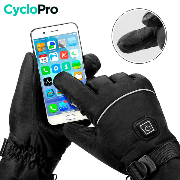 Gants chauffant d'hiver - DESTOCKAGE Gants hiver CycloPro 