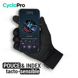 Gants de cyclisme longs - Flexi+ CycloPro 