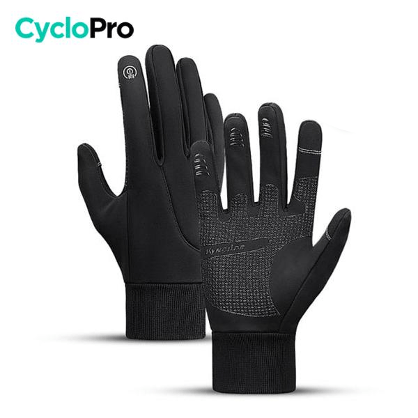 Gants de cyclisme longs - Flexi+ CycloPro Noir L 