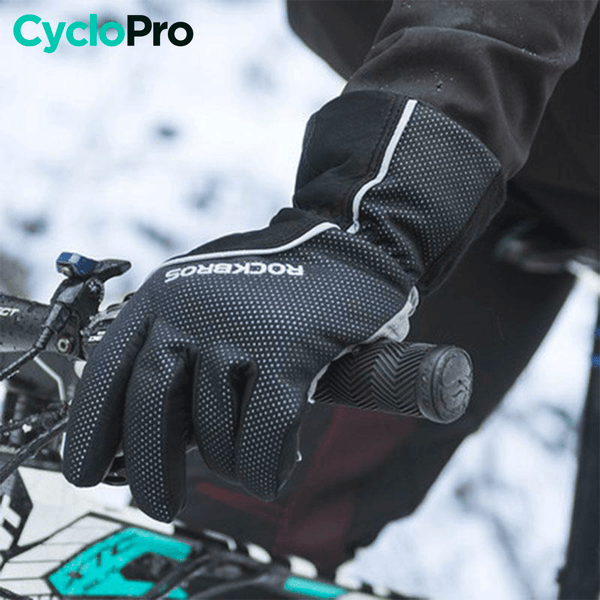 Gants montants hiver - Protect+ - DESTOCKAGE Gants vélo hiver CycloPro 