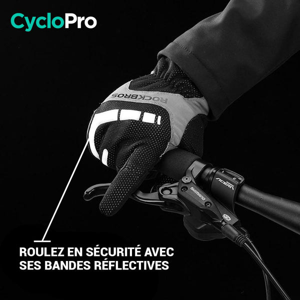 Gants montants hiver - Protect+ Gants vélo hiver CycloPro 