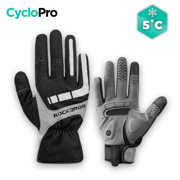 Gants montants hiver - Protect+ Gants vélo hiver CycloPro L 