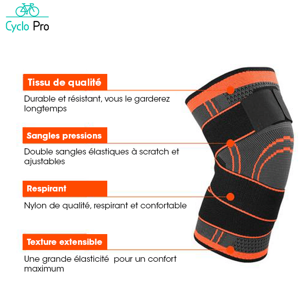 AOLIKES 1 pièce Genouillère pour la douleur au genou AOLIKES 1 pièce Genouillère pour la douleur au genou