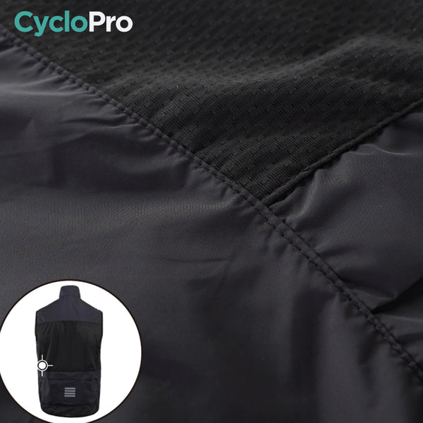 Gilet Coupe-vent - Light & Protect - DESTOCKAGE gilet coupe-vent CycloPro 