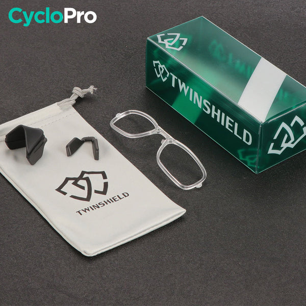 Lunettes polarisées Noires pour cyclisme - Minimalist+ CycloPro 