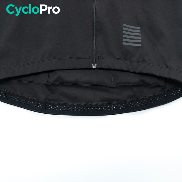 Maillot Coupe-vent et imperméable Noir - Pro Fit - DESTOCKAGE veste coupe-vent CycloPro 