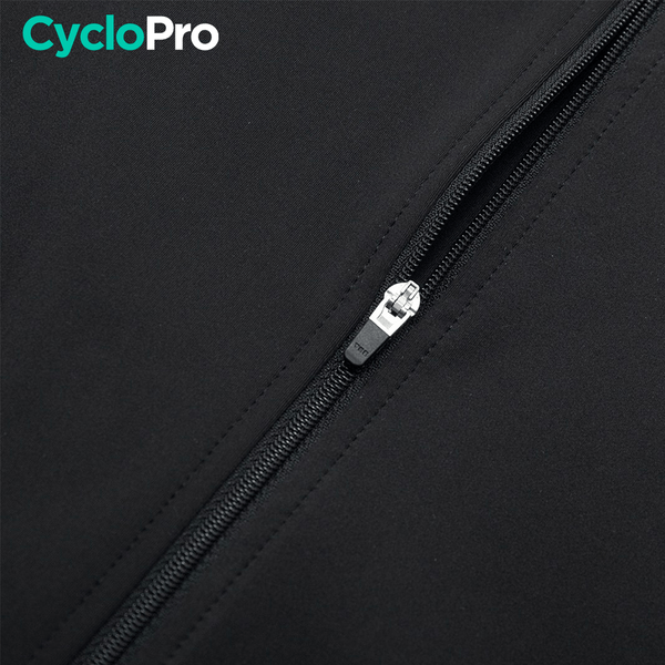 Maillot Coupe-vent et imperméable Noir - Pro Fit - DESTOCKAGE veste coupe-vent CycloPro 