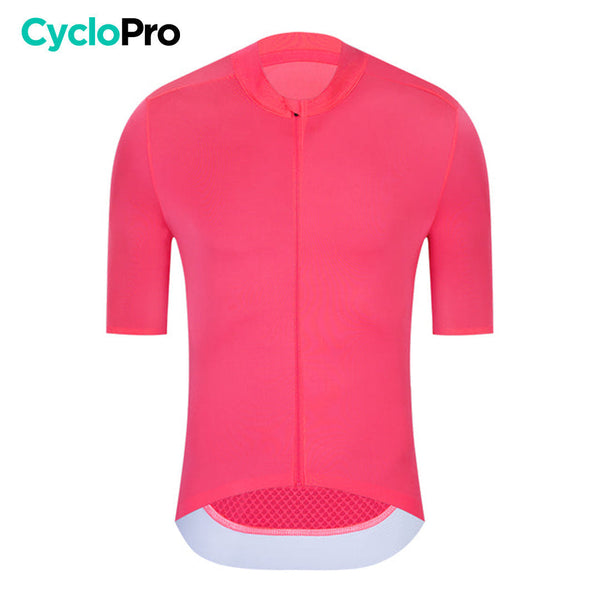 Maillot Cyclisme - Aerofit+ - DESTOCKAGE Maillot Cyclisme homme CycloPro Rose XS 