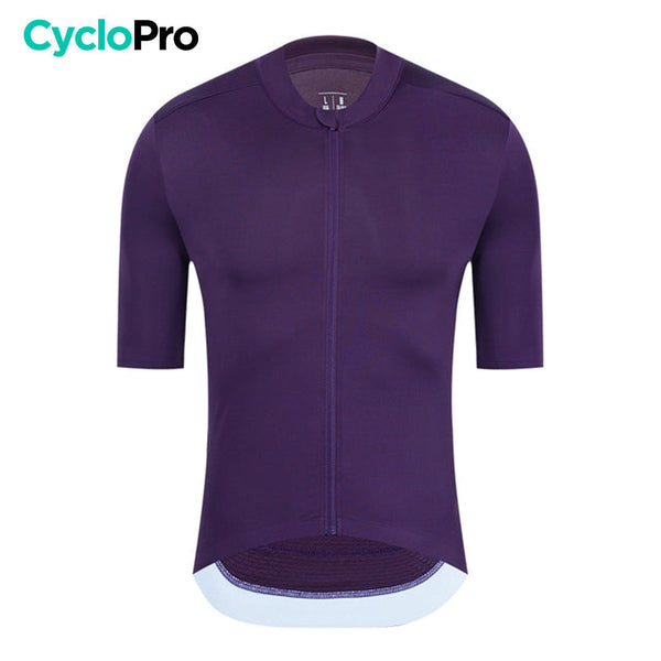Maillot Cyclisme - Aerofit+ - DESTOCKAGE Maillot Cyclisme homme CycloPro Violet XS 