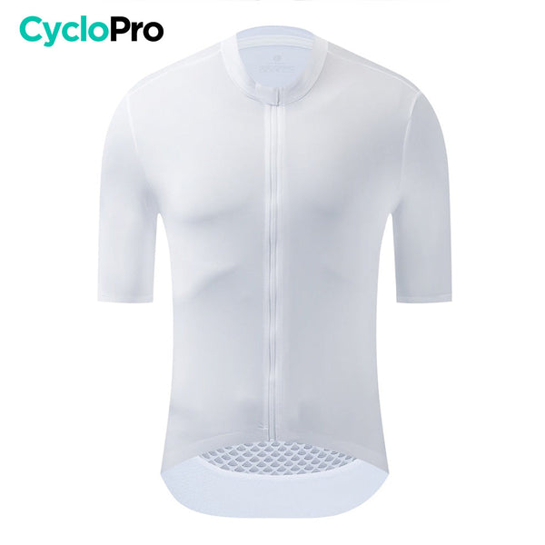 Maillot Cyclisme - Aerofit+ Maillot Cyclisme homme CycloPro Blanc XXL 
