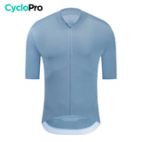 Maillot Cyclisme - Aerofit+ Maillot Cyclisme homme CycloPro Bleu Gris XXXL 