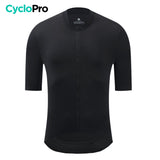 Maillot Cyclisme - Aerofit+ Maillot Cyclisme homme CycloPro Noir S 