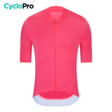 Maillot Cyclisme - Aerofit+ Maillot Cyclisme homme CycloPro Rose M 
