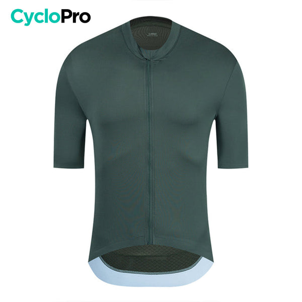 Maillot Cyclisme - Aerofit+ Maillot Cyclisme homme CycloPro Vert Gris XXL 