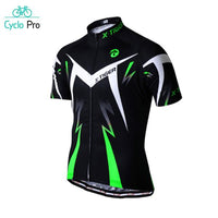 Maillot Cyclisme - Confort+ - DESTOCKAGE Maillot court cyclisme GT-Cycle Outdoor Store Vert S 