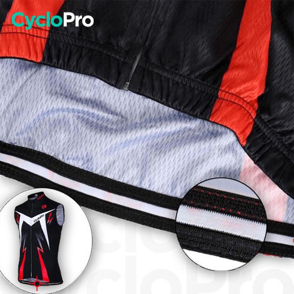 Maillot Cyclisme Sans Manches - Confort+ - DESTOCKAGE maillot cyclisme sans manches Cyclo Pro 