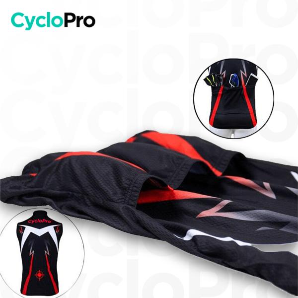 Maillot Cyclisme Sans Manches - Confort+ - DESTOCKAGE maillot cyclisme sans manches Cyclo Pro 