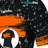 Maillot de cyclisme Orange - Galaxy+ Maillot court cyclisme GT-Cycle Outdoor Store 