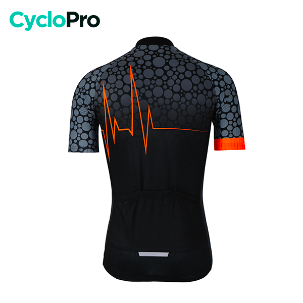 Maillot de cyclisme Orange - Pulsation+ - DESTOCKAGE Maillot court cyclisme GT-Cycle Outdoor Store 