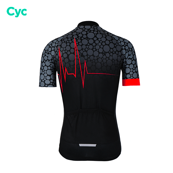 Maillot de cyclisme Rouge - Pulsation+- DESTOCKAGE Maillot court cyclisme GT-Cycle Outdoor Store 