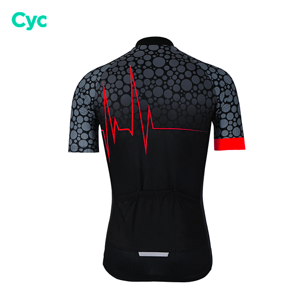 Maillot de cyclisme Rouge - Pulsation+ Maillot court cyclisme GT-Cycle Outdoor Store 