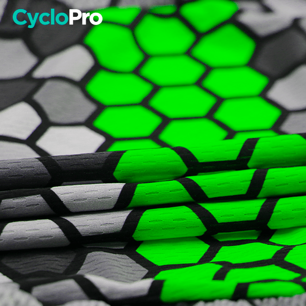 Maillot de cyclisme Vert - Atmosphère+ - DESTOCKAGE Maillot court cyclisme Cyclo Pro 